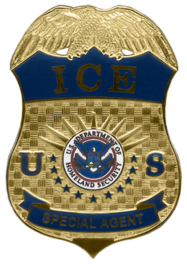 Immigration and Customs Enforcement Special Agent Badge